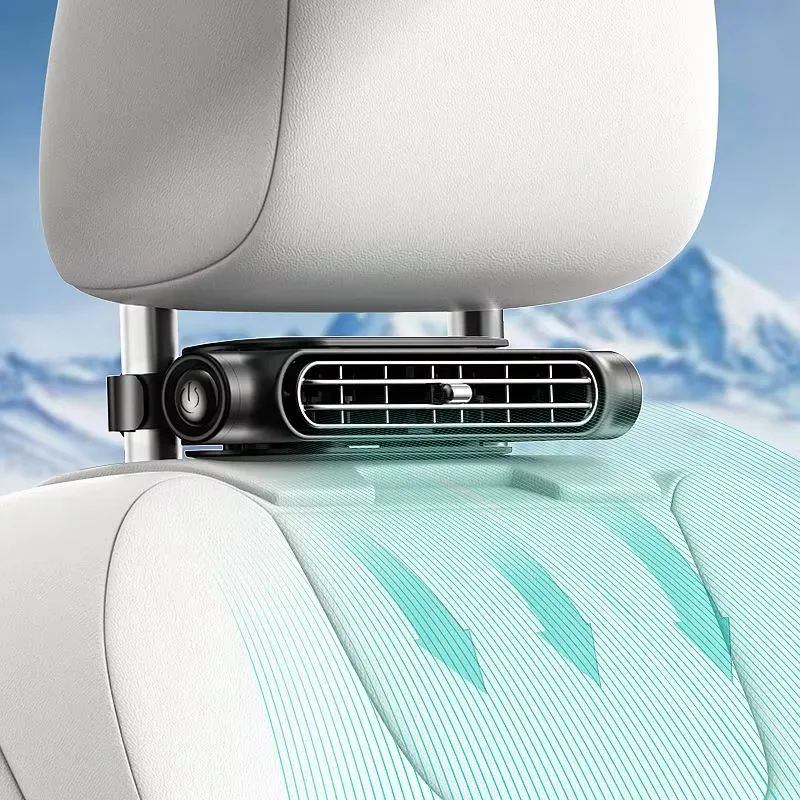 New car seat fan high wind car fan USB plug-in car back ventilation cooling fan