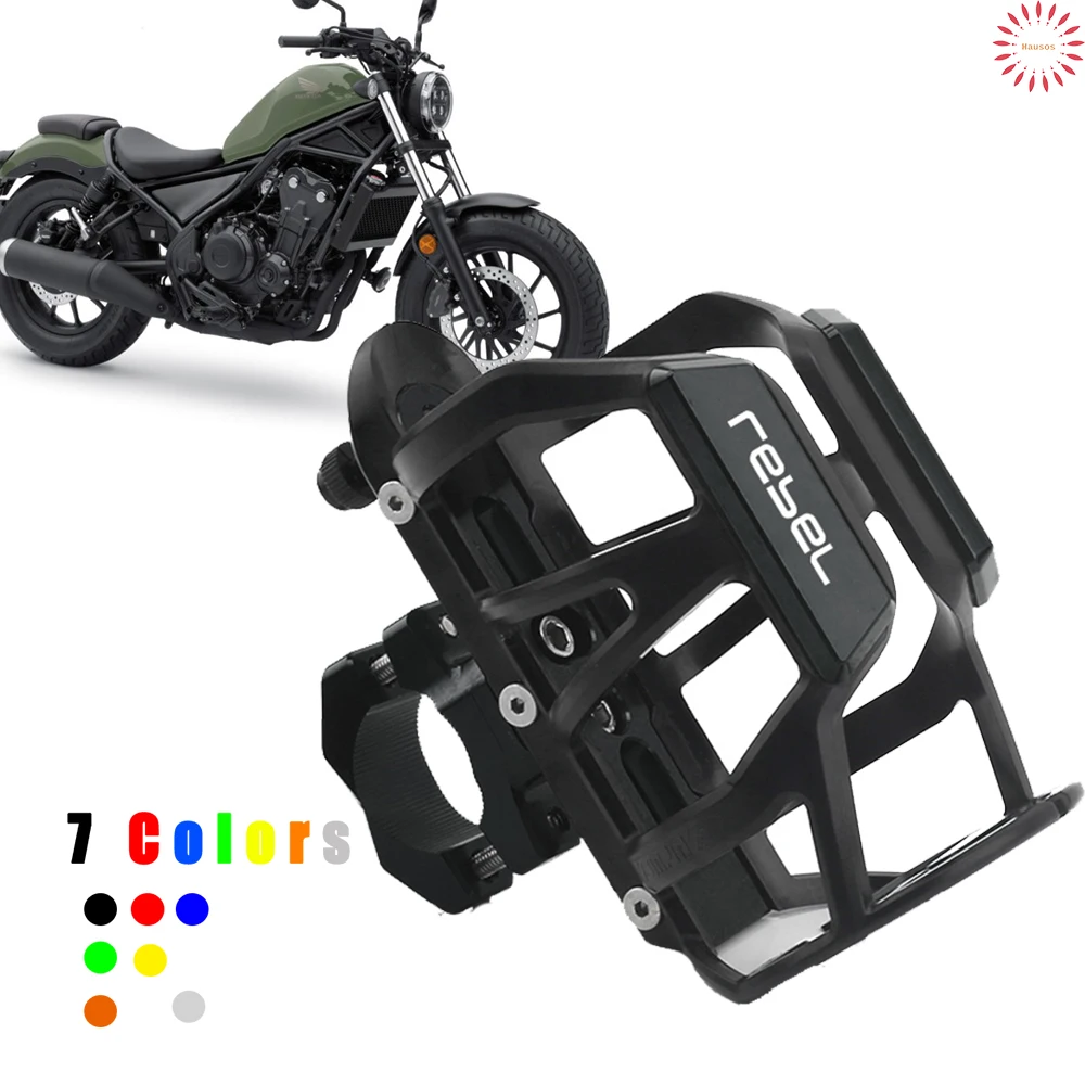 For Honda Rebel CMX 300 500 1100 CNC Accessories Beverage Water Bottle Drink Cup Holder Motorcycle Hot Deal