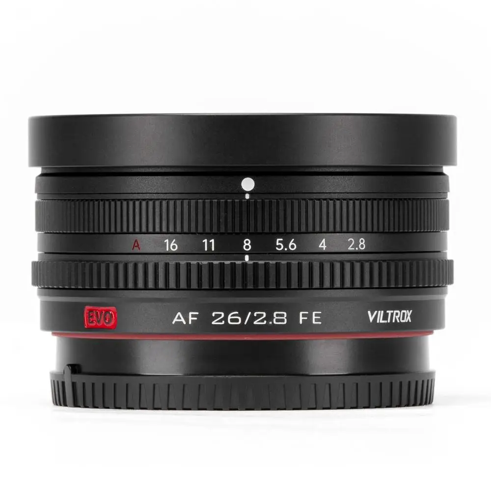 VILTROX 26mm F2.8 EVO FE Full Frame Lens for Sony E, Auto Focus Ultra-Thin Pancake Lens for Sony E-Mount Cameras A7II A7SIII