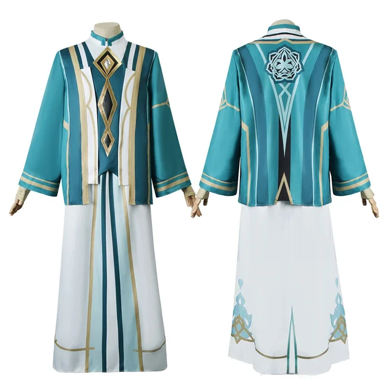 Genshin Sumeru Akademiya 코스프레 의상 모자와 유니폼 Genshin Impact Six Darshans 파티 의상