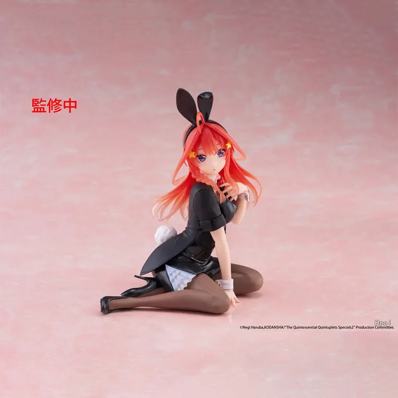 

BANDAI Аутентичный Gotoubun No Hanayome-Nakano Itsuki-Desktop Cute-Bunny Ver Taito Коллекция Серия Модель Персонаж из мультфильма