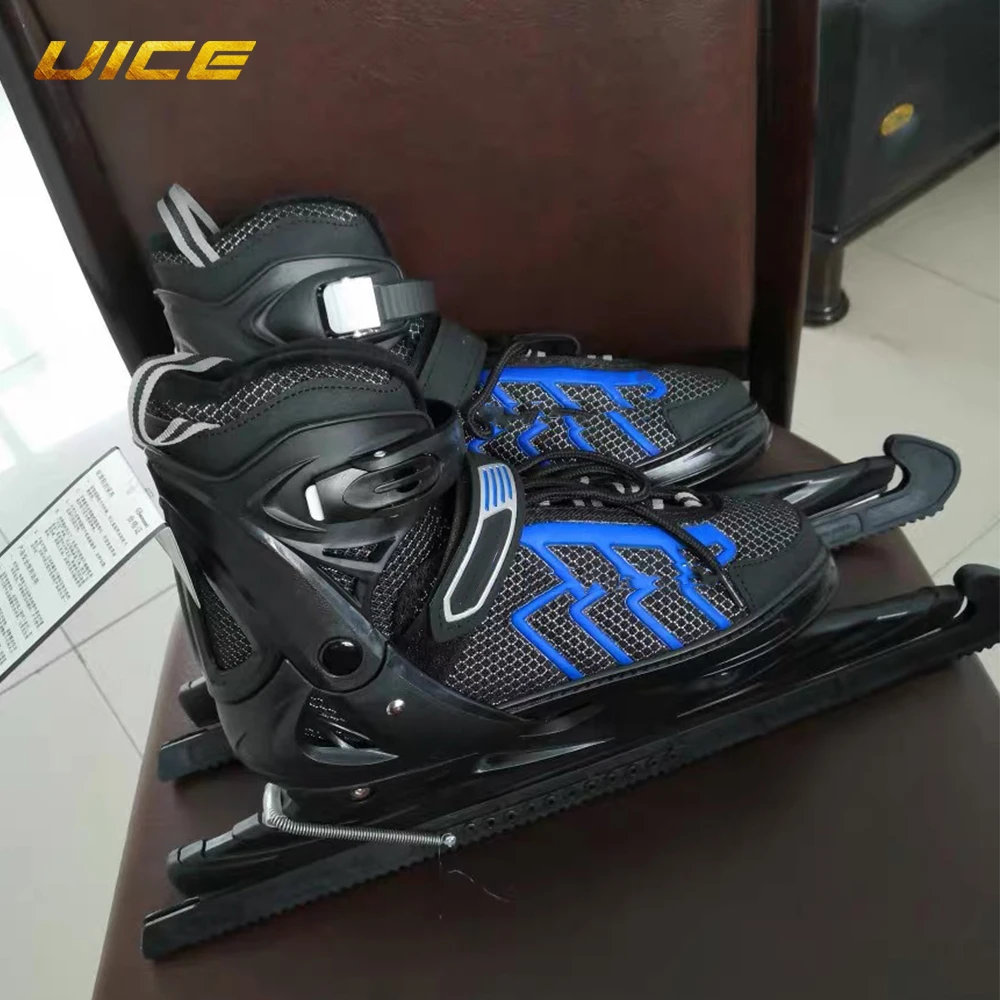 Professional Ice Speeding Skate Guards Covers Nylon Skate Shoes Cover Ice Knife Blade Protective Accessories Tackles Adjustable