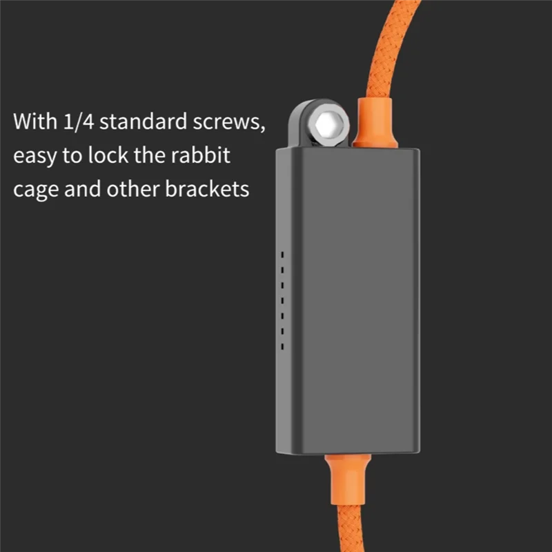 【인기 판매!】DT-PD 20 V-마운트 충전기 브레이드 케이블 D-Tap - USB-C PD 카메라 및 휴대폰용 고속 충전