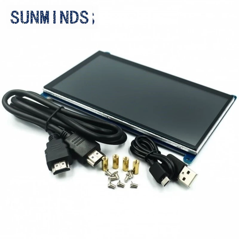 7 inch LCD-scherm 2/3/4 generatie B compatibel raspberry PI 41024*600 HDMI