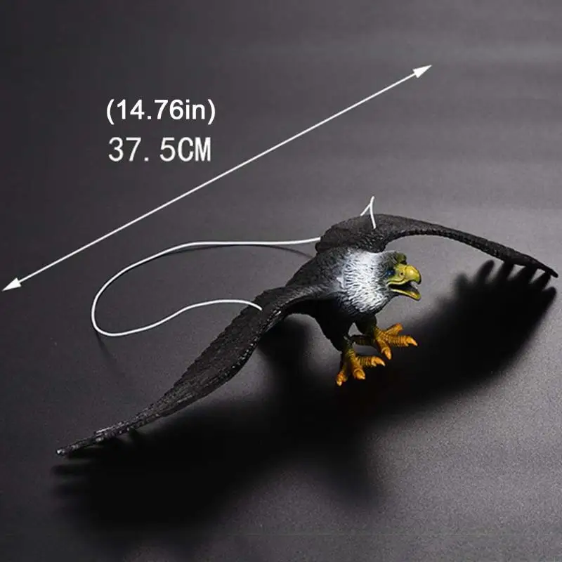 T3LA Figurina realistica aquila Simulazione uccello Modello statico solido Giocattolo da collezione in miniatura per