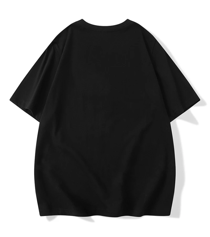 تيشيرتات عصرية للصيف والخريف والشتاء على الطراز الأمريكي للدراجات النارية بأكمام قصيرة من القطن الخالص للرجال والنساء #4