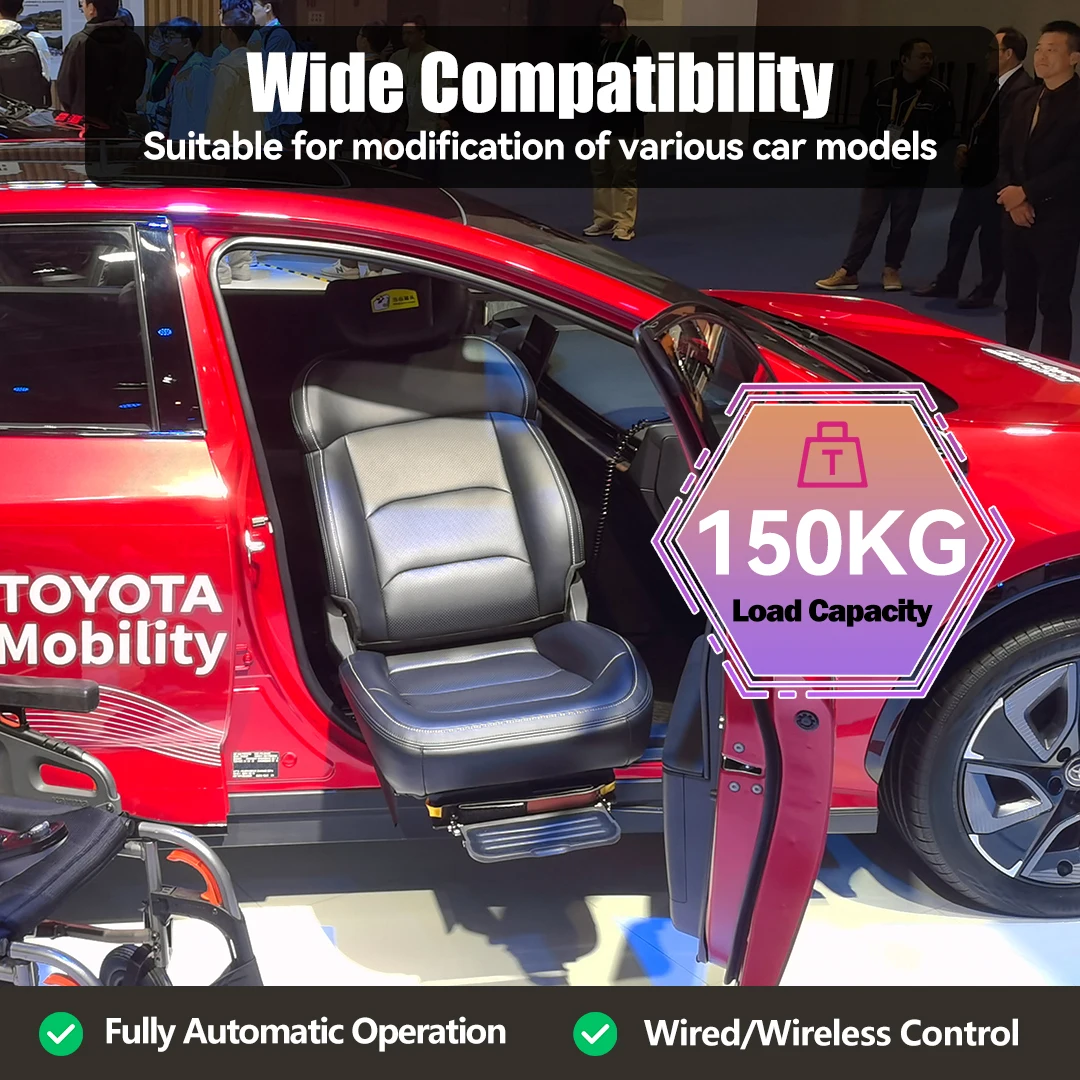 Turning Seat Electric Swivel Transfer Seat Car Rotating Lifting Seat for the Disabled Modified Vehicles