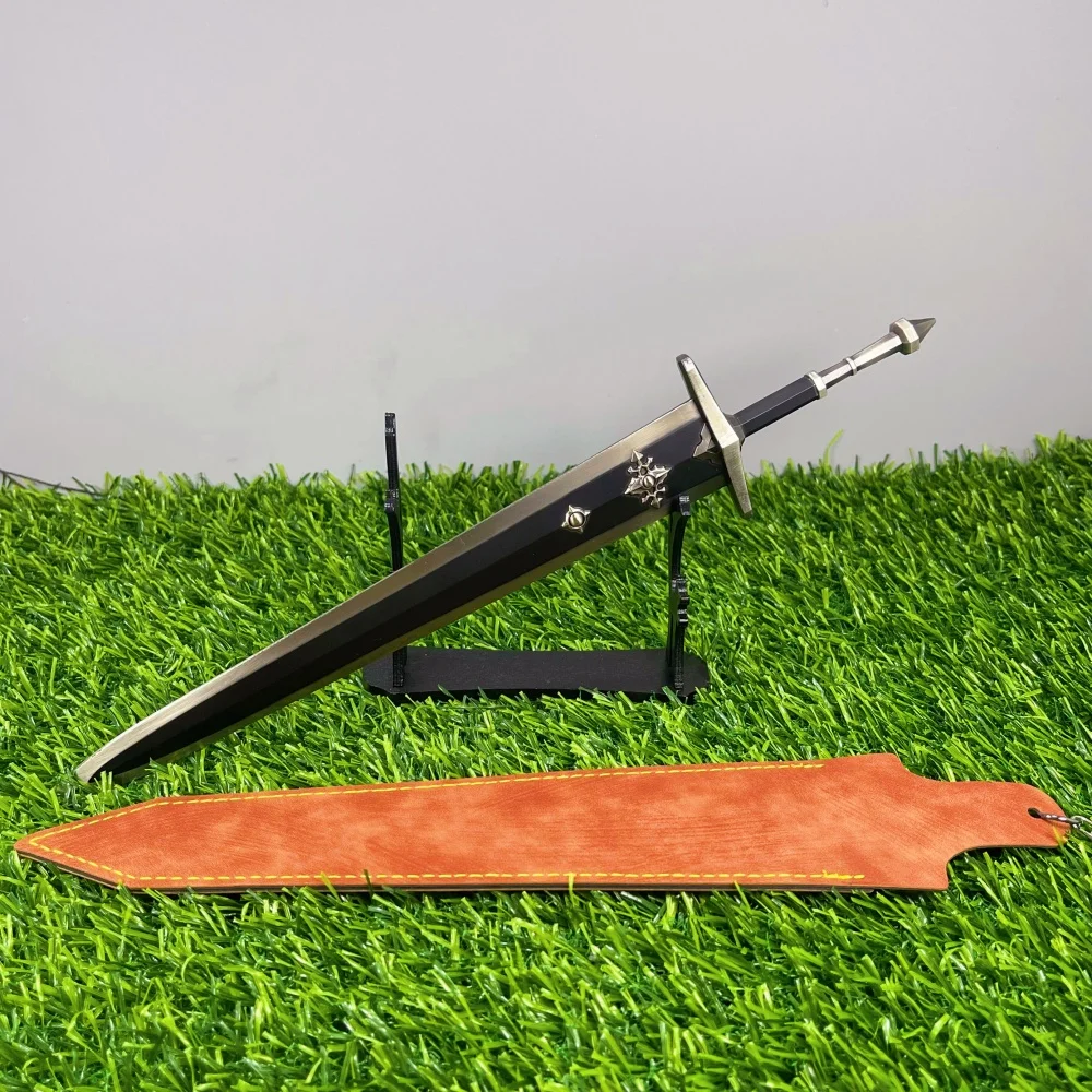 11.8inch 30cm Metal Elden Katana Anime Ninja Knife Iron Sword Blade Steel Real Size Japanese Katana Original Samurai Sabre Toy