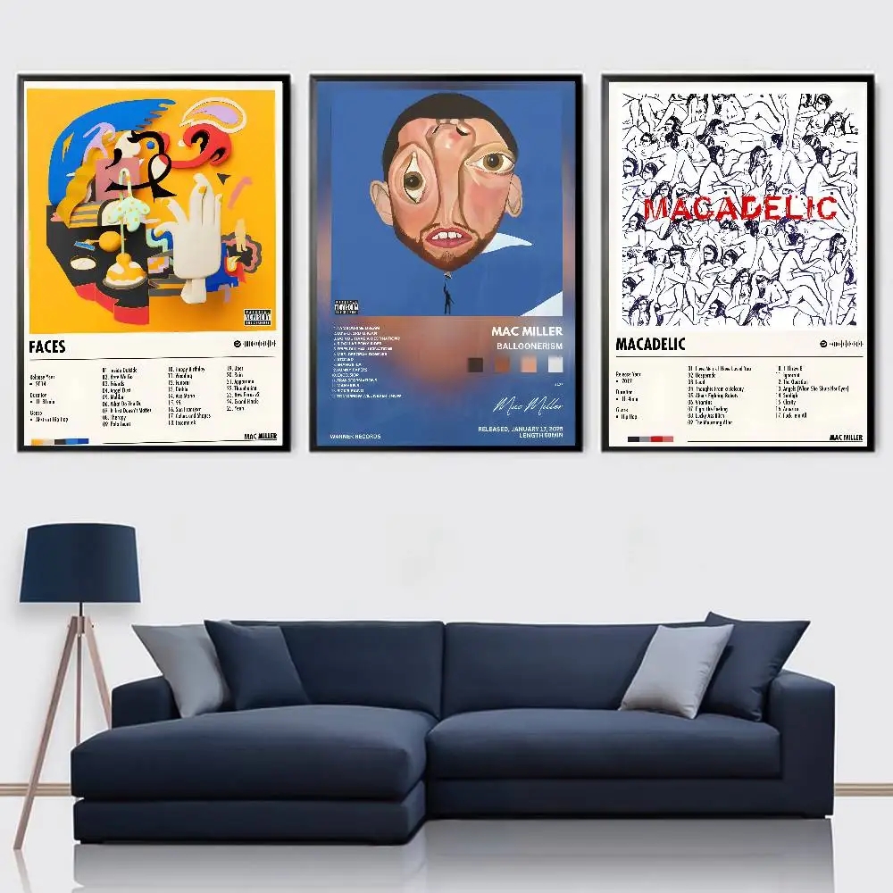 شعبية المغني M-Mac ميلر المشارك عالية الجودة النوم غرفة المعيشة الجمالية الجدار الديكور اللوحة ملصقات هدية