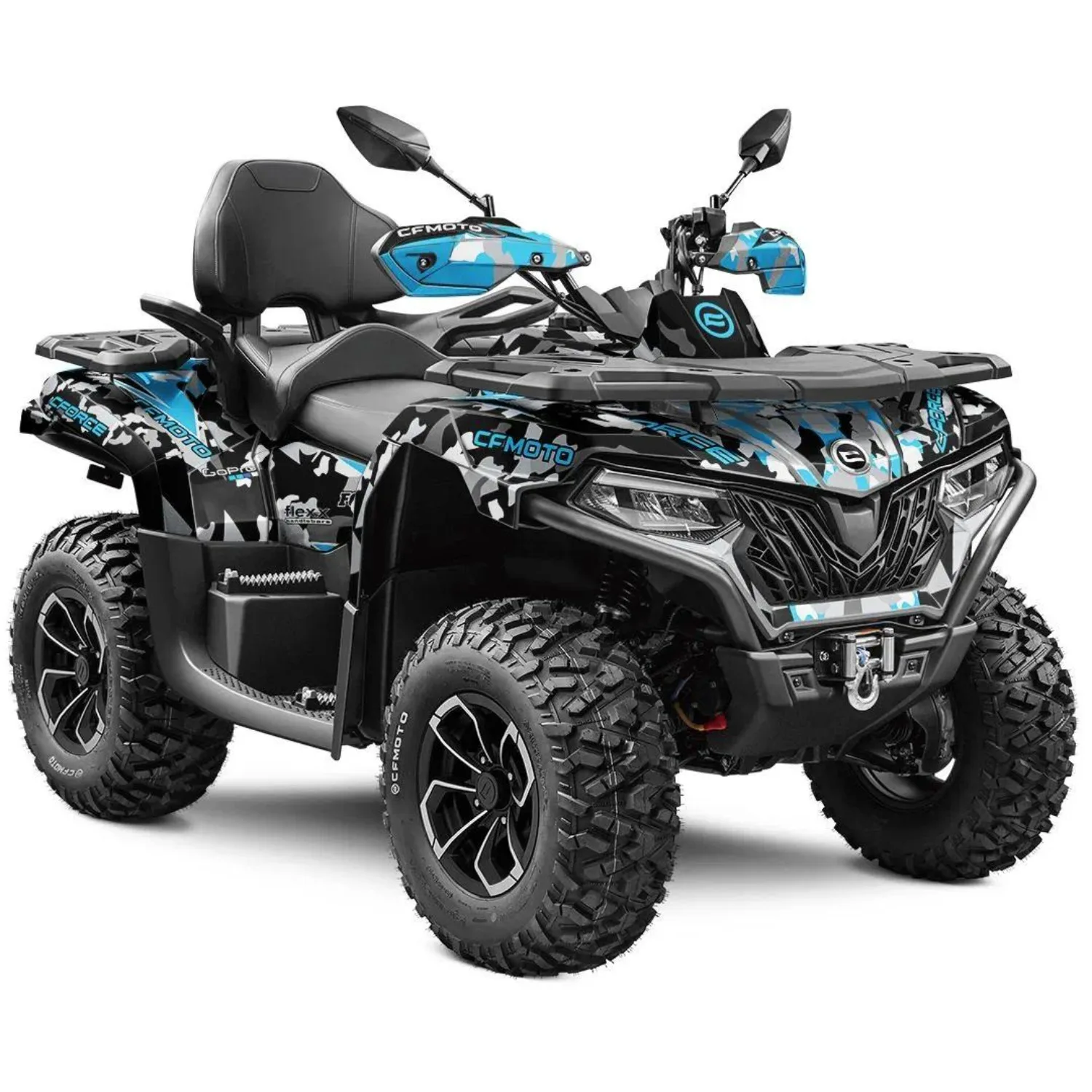 Motorcycle Body Fairing Sticker Decal Protective Quads / Atv 4x4 Full Graphic Kit For CFMOTO CFORCE 600 625 2020-2024 Design-10