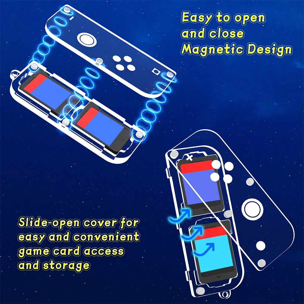 حامل بطاقة الألعاب لنينتندو للتبديل 2 4 فتحات بطاقة الألعاب واقية بطاقة الألعاب صندوق تخزين لعبة حقيبة للتخزين للتبديل