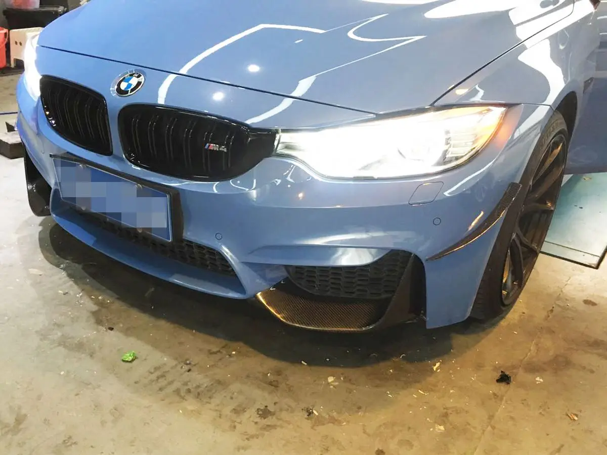 ألياف الكربون F80 M3 الخائن الأمامية لسيارات BMW F82 F83 M4 14-19