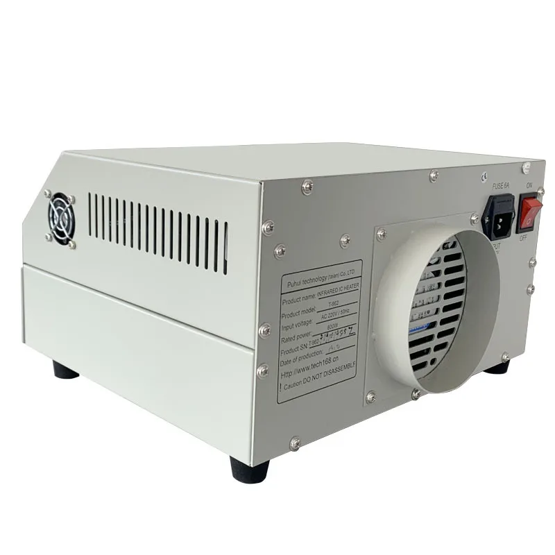 Puhui T962 110v/220vリフロー装置T-962赤外線リフロー炉炉icヒーター 