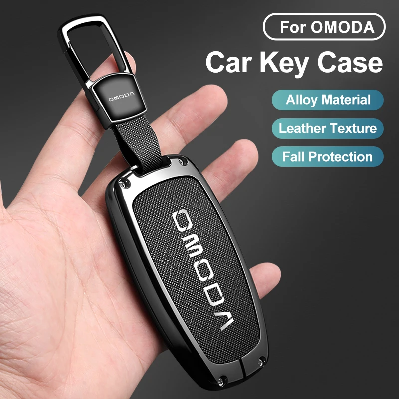 Zinc Alloy Car Key Case Cover Shell Holder Full Protector for Chery Omoda C5 5 fx 7 8 pro plus 2022 2023 Keyless Accessories