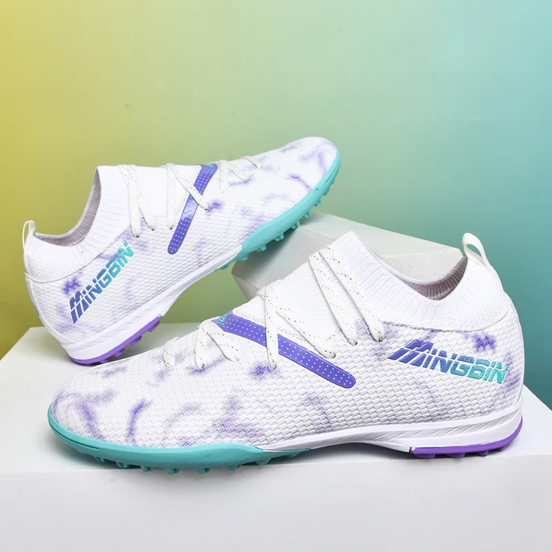 teenager-tf-football-boots-lightweight-breathable-upper-anti-slip-short-spikes-artificial-grass-soccer-sport-walking-shoes