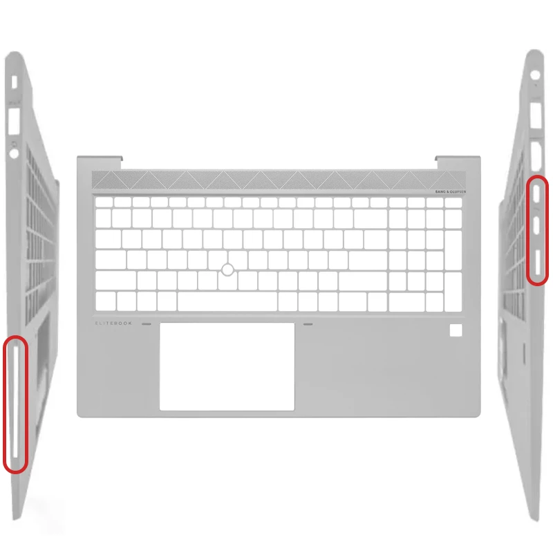 Imagem -05 - para hp Elitebook 850 g7 850 g8 855 g7 855 g8 Laptop Lcd Tampa Traseira Moldura Frontal Palmrest Case Inferior M05256001 Novo Case