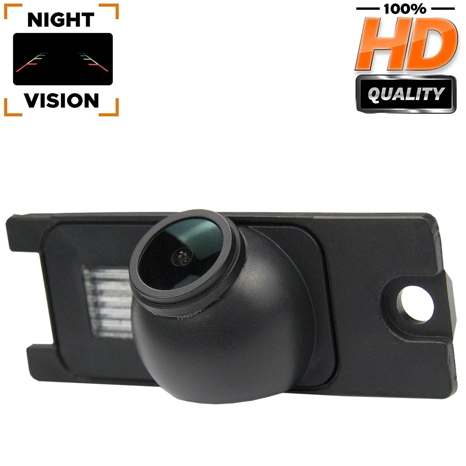 

HD 1280*720p Plate Light License Rear View Camera for Volvo S40 S60 S80 XC60 XC90 V30 V40 V50 V60,Night Vision Backup Camera