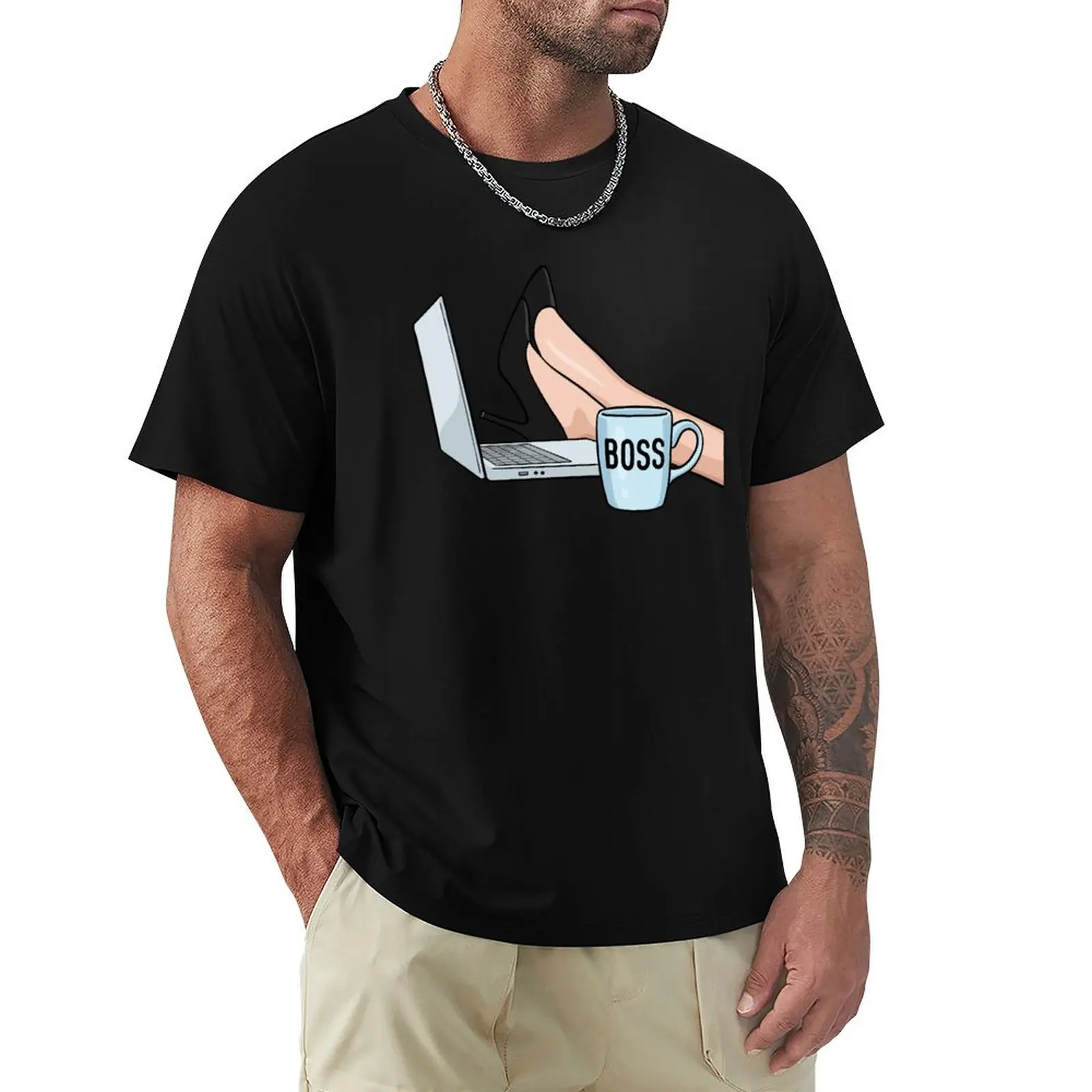

Lady boss T-Shirt Casual Fashion Print Tee Top