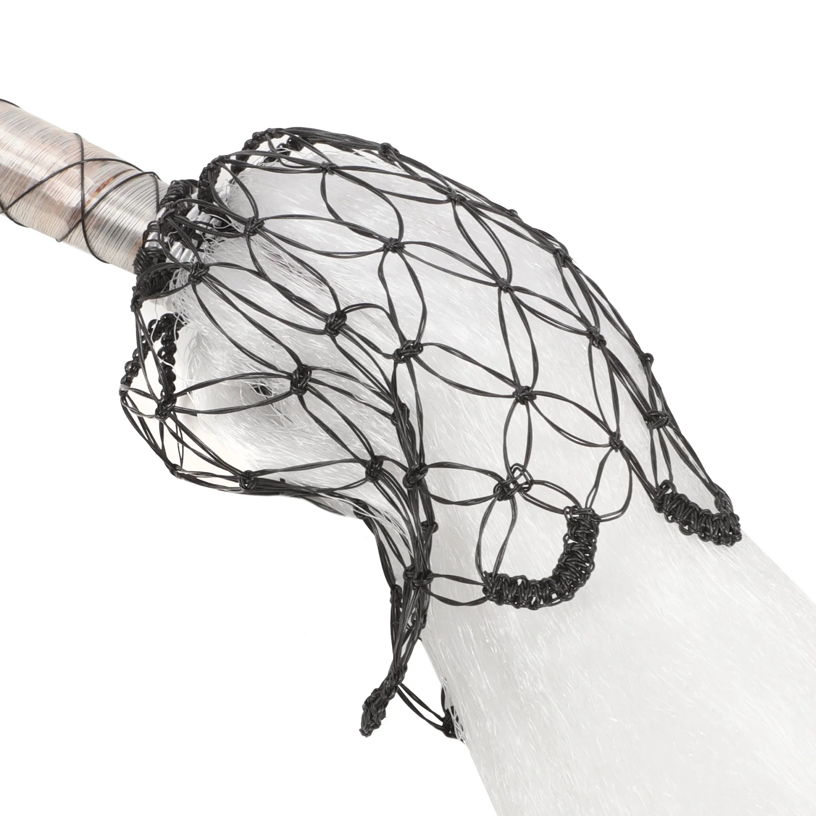 

Horsetail Craft Handheld Taoist Whisk Decor For Home Office Wall Adornment Lightweight Natural Fly Whisk