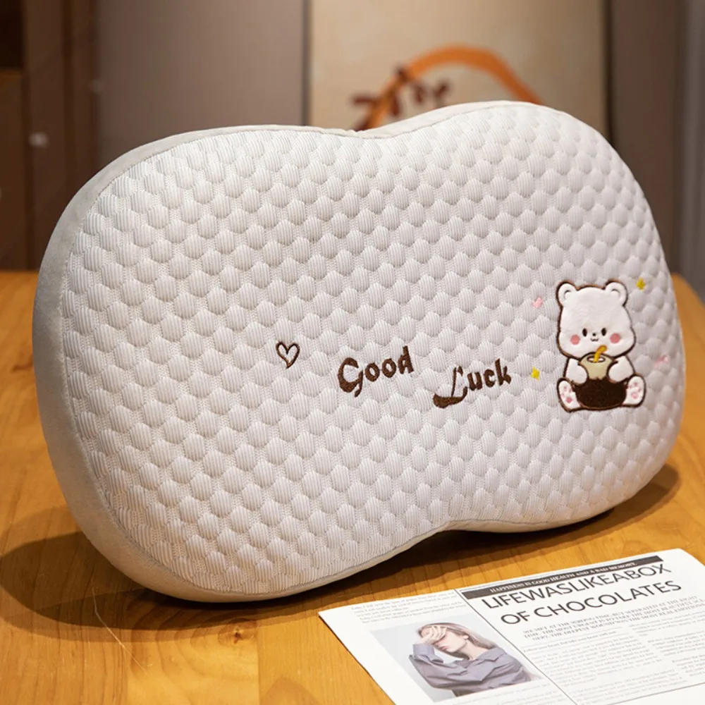

Ice Bean Hand Warmer Pillow Super Soft Cute Animal Office Nap Pillow Hand Hold Cartoon Memory Pillow Stuffed Toy Winter
