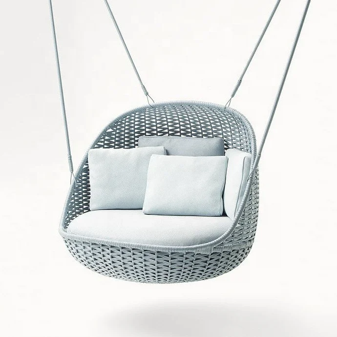 2026 New Style  Outdoor  Furniture  Patio Swing Garden Rope Hotel Leisure Hammock Swings Garden Swing Chairpromote sales