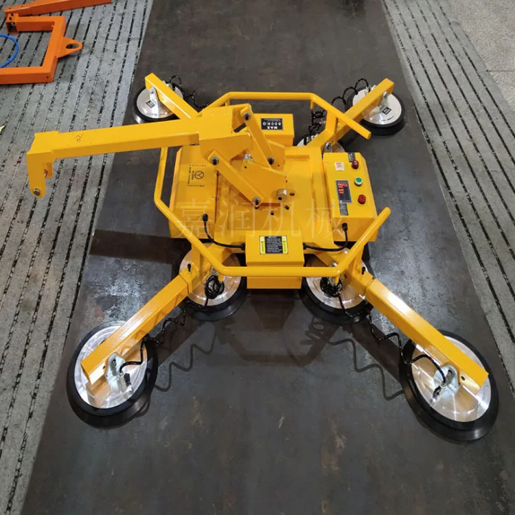 HCY Manufacturers supply large glass suction cups, intelligent electric glass suction cranes, and assist in handling vacuum suct