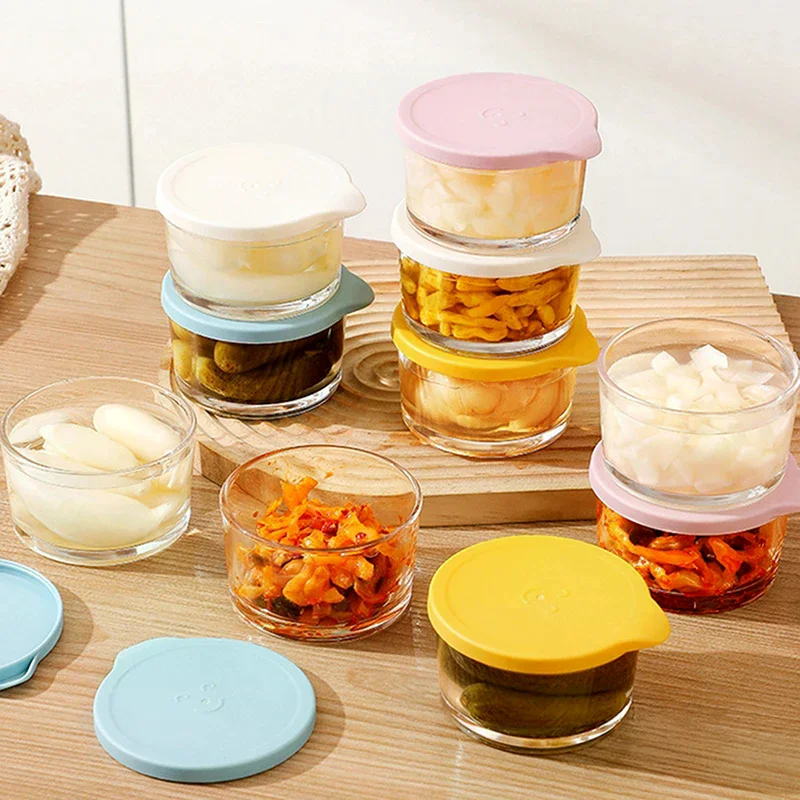 Food Storage Glass Round - Mikrodalgada Kullanılabilir Yuvarlak Gıda Saklama Kabı