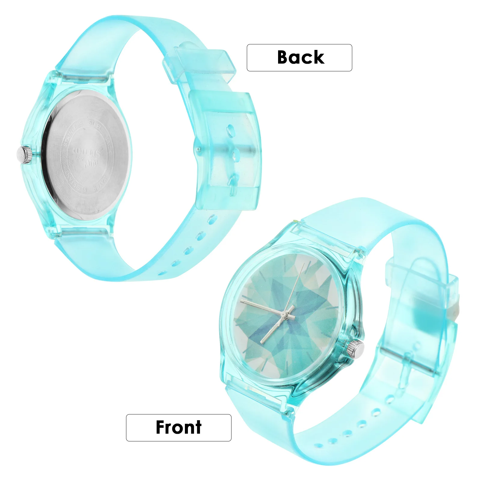 Student Quartz Watch Casual Wrist Watches for Kids Fashion Fresh Plastic Dial Scale Matching Clothing Great Gift