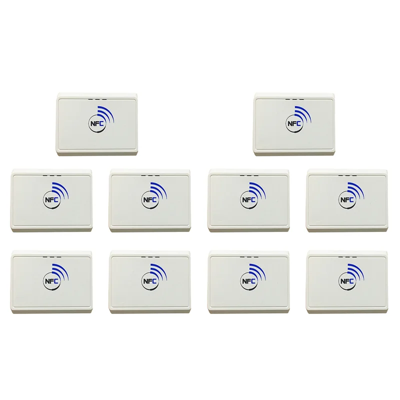 【Exclusive!】10X Wireless Contactless 13.56Mhz NFC Reader Bluetooth Android RFID Mobile Card Reader Writer (ACR1311)