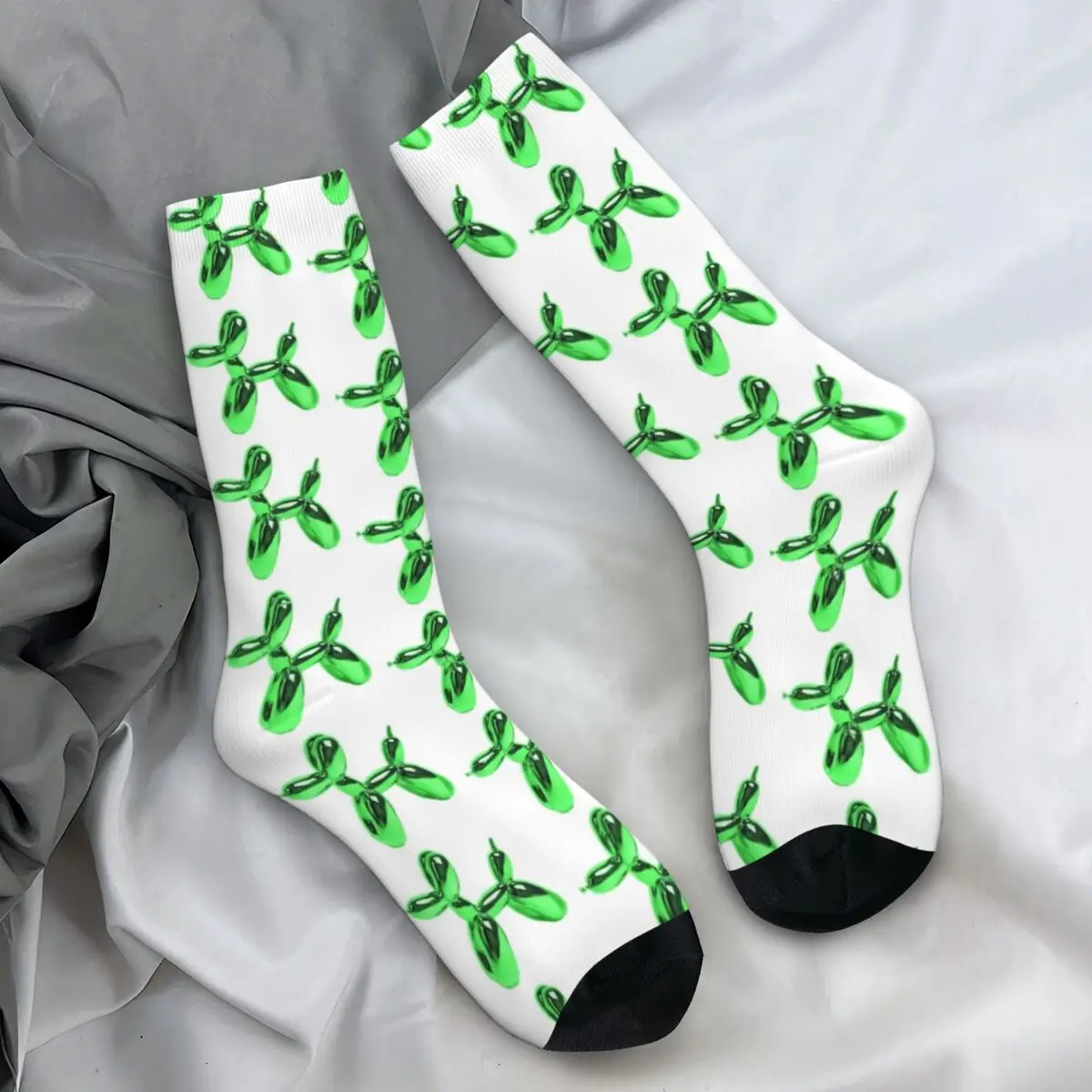 

Green Balloon Dog Socks Kawaii Gothic Stockings Adults Men Warm Soft Outdoor Socks Winter Custom Non Slip Socks
