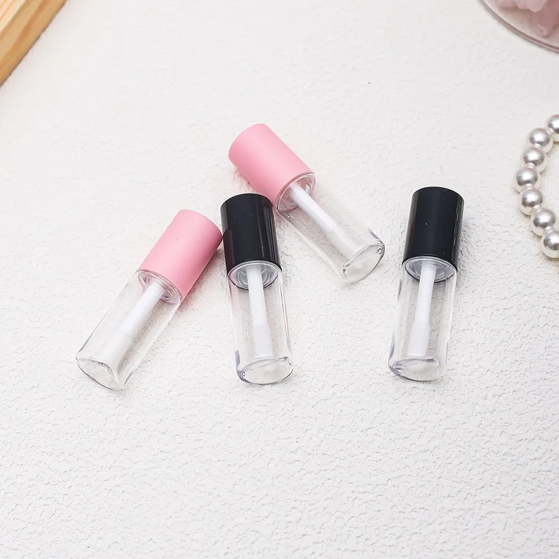 50/100/200pcs 3ML Empty Lip Gloss Tube Plastic Refillable Bottles Liquid Lipstick Container lipgloss Sample Dispensing Bottle