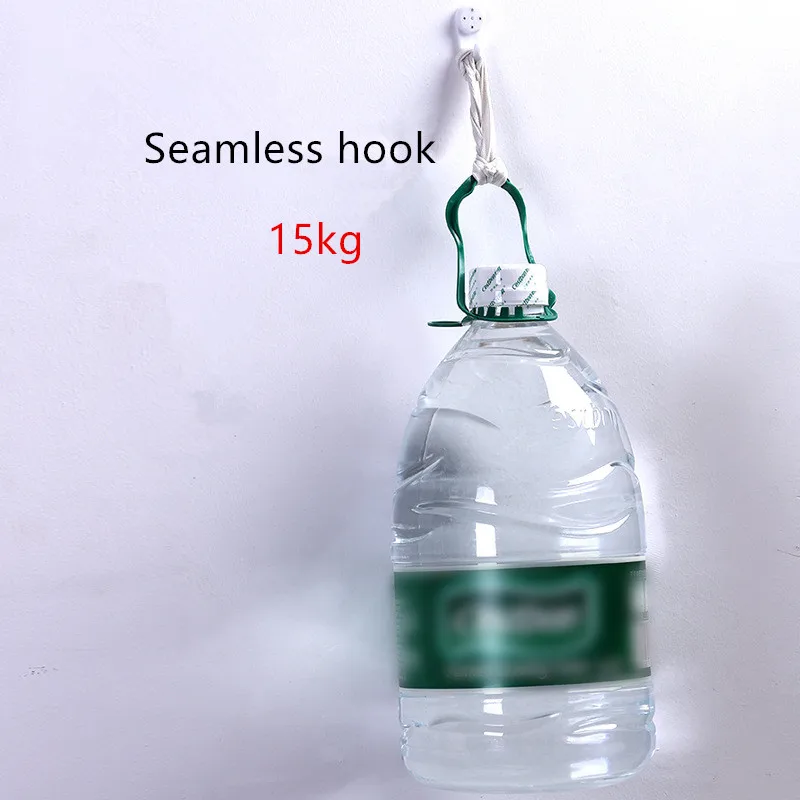 20PCS MultiFunction White Painting Photo Plastic Nail Plastic Hanging Hanger Home Decor Wall Hooks Photo Clock Picture Frame