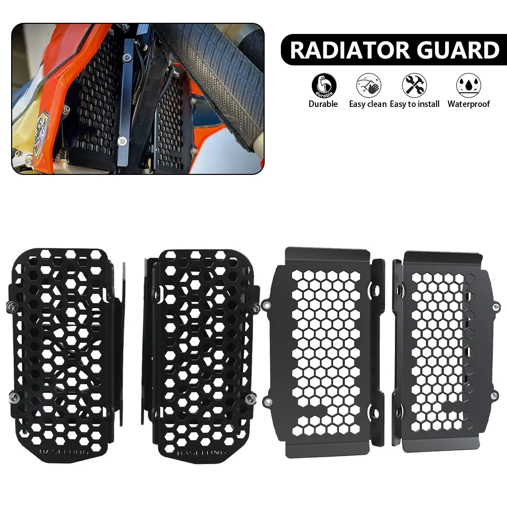 

FOR Husqvarna TE, TX 125, 250, 300 FE 250, 350, 450, 501 2020 - 2024 2023 2022 Motorcycle Radiator Grille Guard Cover Protection