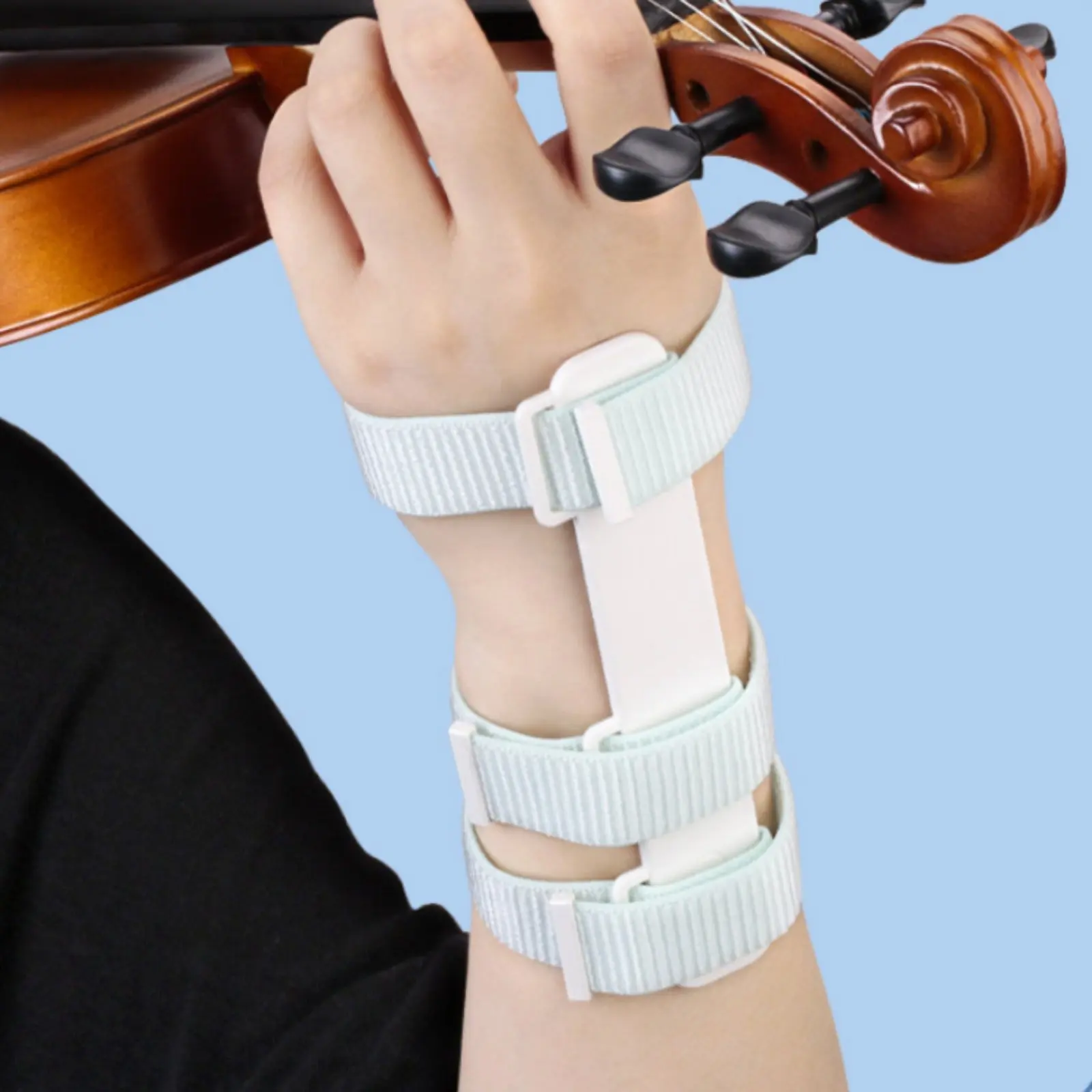 Violin Wrist Corrector Practice Building Violin Left Hand Straightener Viola Hand Posture Guide Lightweight Design for Students