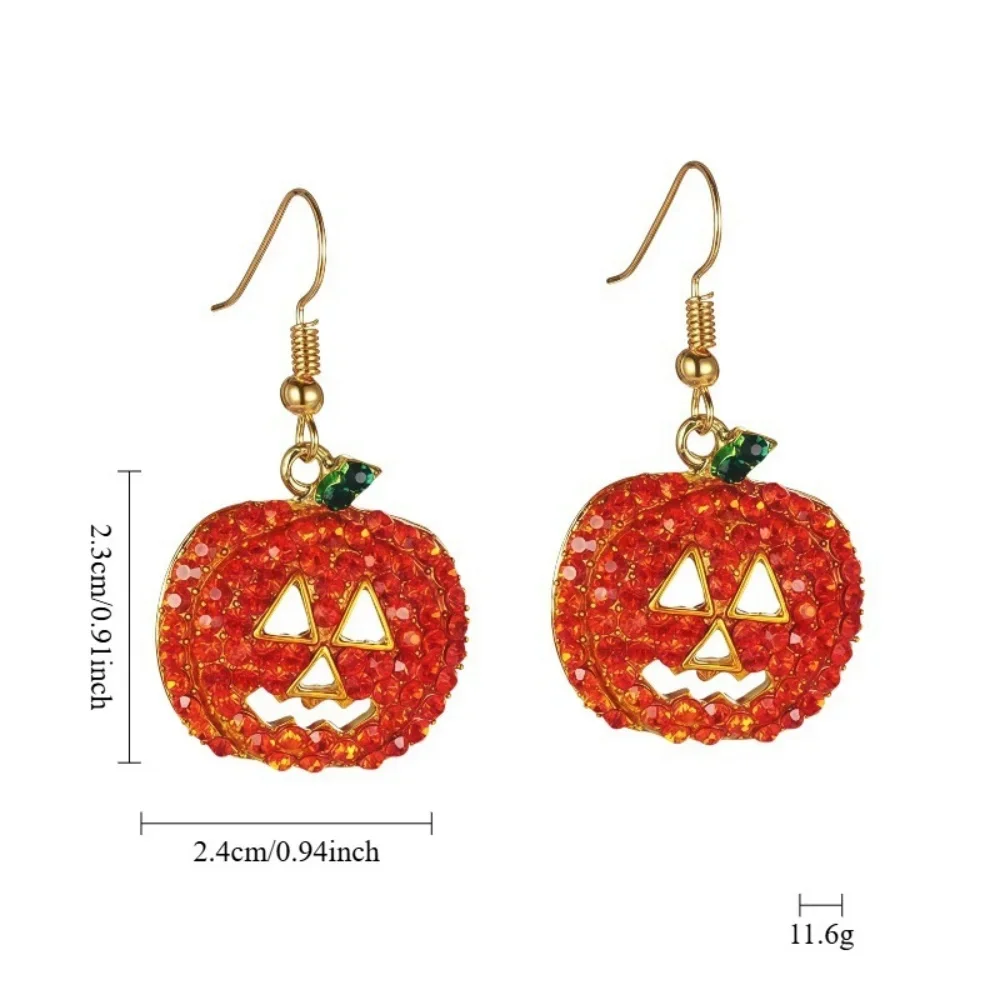 Funny Pumpkin Earrings – detail image 1