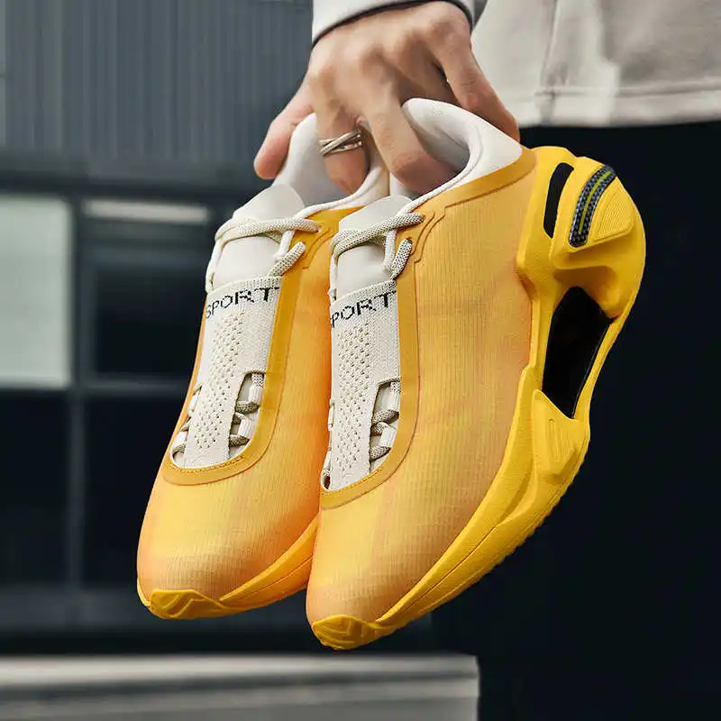 

Hiphop Big Sole Men's Tenks Woven Summer Shoes For The Elderly Men Sneakers Size 13 Us Sports Sports Trnis Due To Tenia