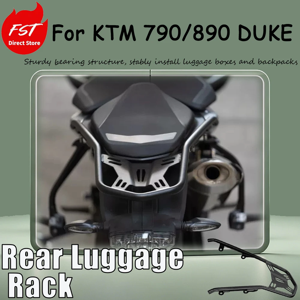 For KTM 790/890 DUKE, the accessory of stainless steel rear fender is installed without damaging the original structure.