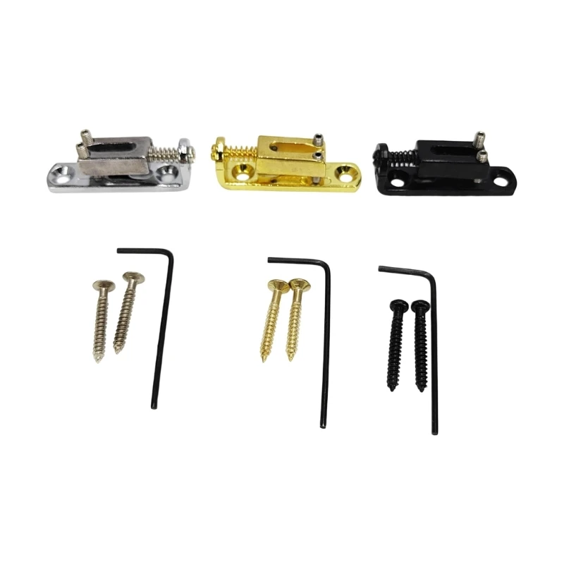 Split Design Electric Guitar Bridge for Precise String Adjustment Enhancing Tone