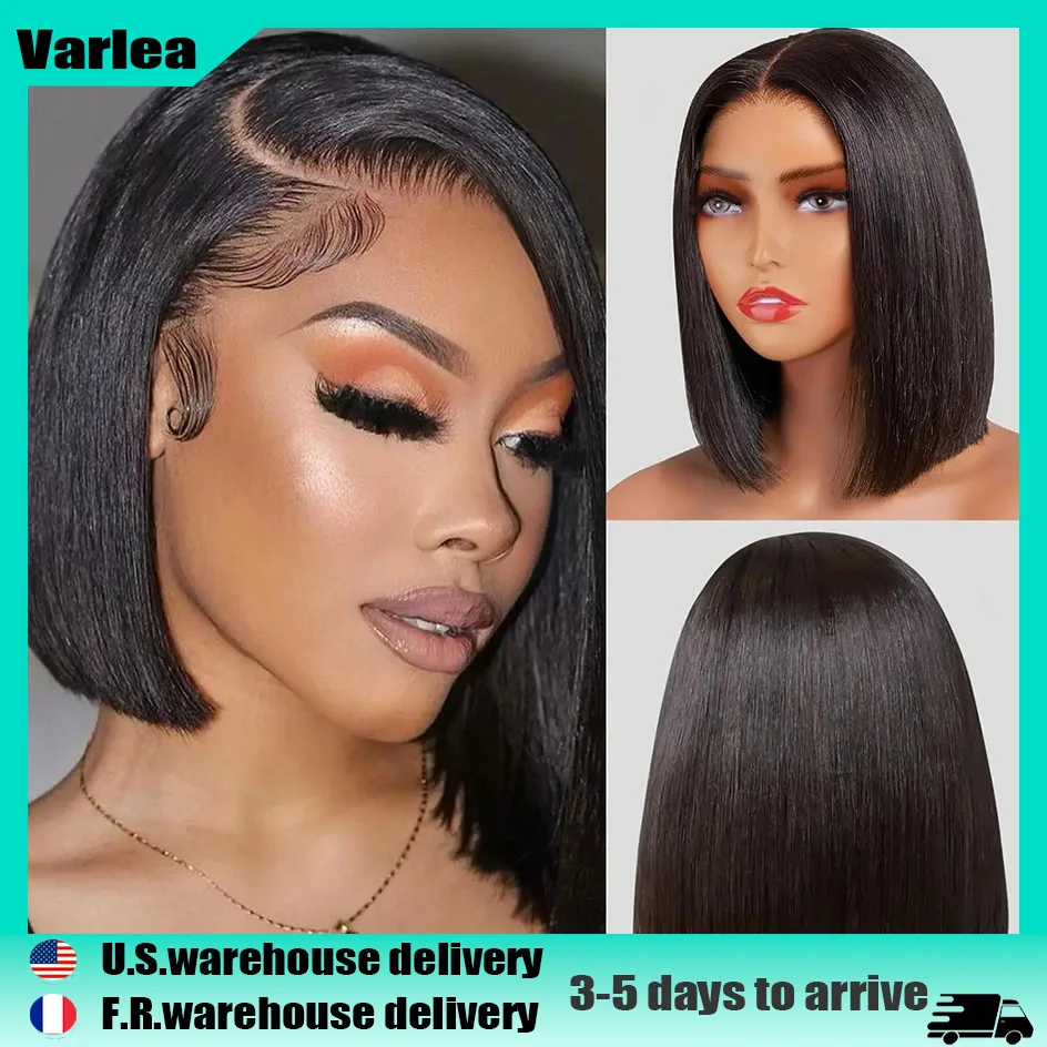 

Varlea 13x4 Lace Frontal Straight Hd Lace Frontal Wig 13x6 Bob Wig Lace Front Human Hair Wigs 4x4 5x5 Hd Lace Closure For Women