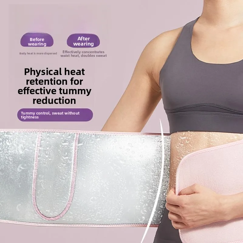 ceinture-de-fitness-pour-femmes-absorbante-aux-ions-d'argent-nano-respirante-avec-poches-controle-de-la-transpiration-modelage-abdominal