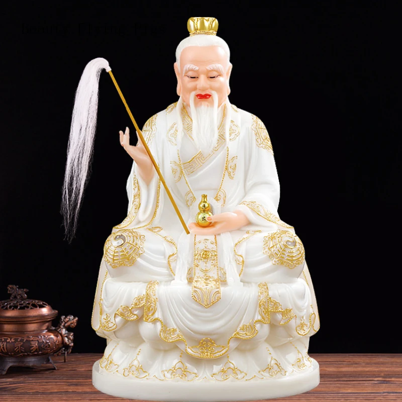 1 Pcs Sanqing Daozu Statue Feng Shui Accessories Housewarming Gift Home Worship Buddha Statue Home Furnishing Decorations