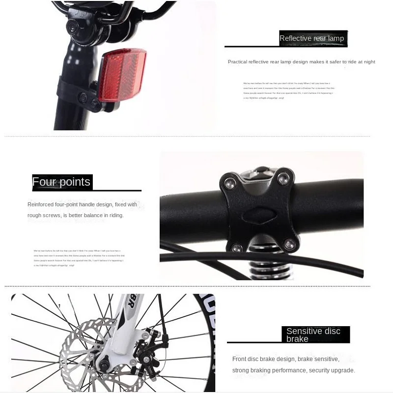 WolFAce-Vélo de montagne à double frein à disque pour adultes et étudiants, vélo absorbant les chocs, vitesse variable, 24/26 pouces, nouveau, beau cadeau, 2022