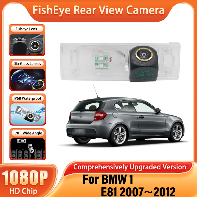 MCCD AHD 1080P Golden 170 Fisheye Car Reverse Backup Rear View Camera For BMW 1 E81 2007-2012 Z8 i3 Mega Mini Clubman Clubvan