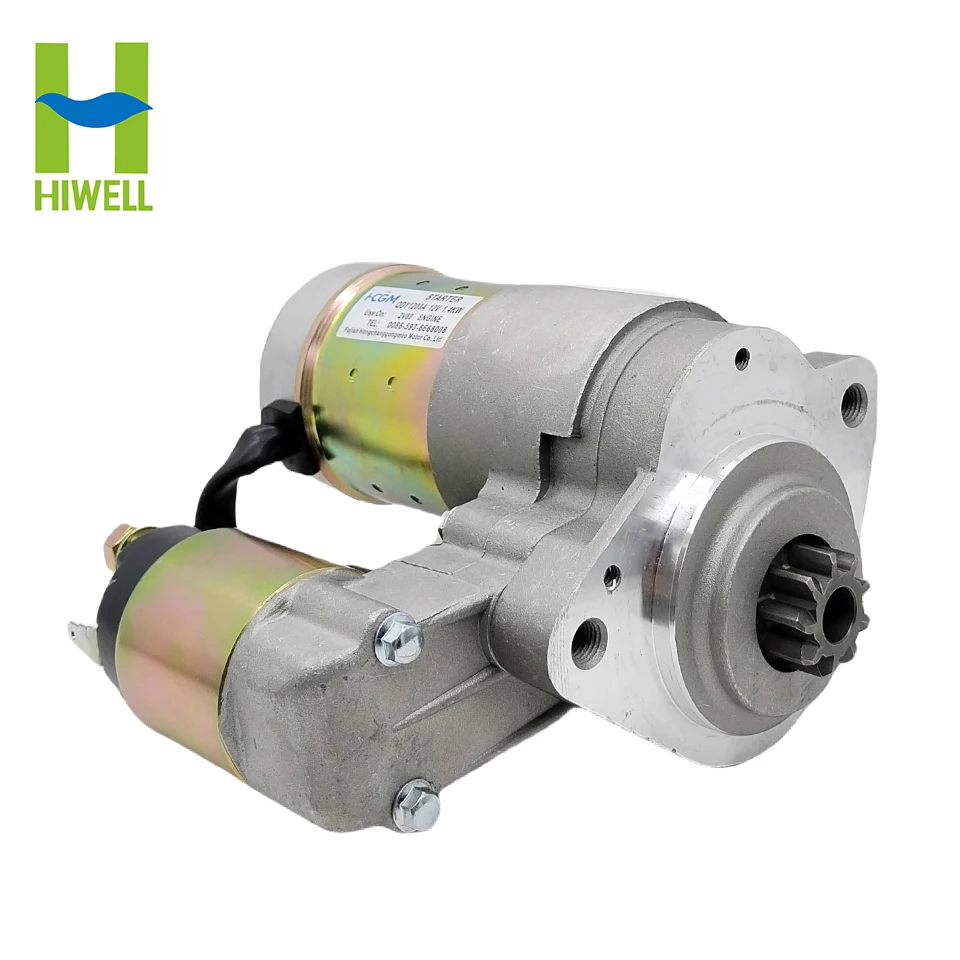 Generator Parts Starter Motor QDY1203A for Kipor KDE12STA KDE12STA3 KDE12EA KDE12EA3 Motor Starter KM2V80-15100