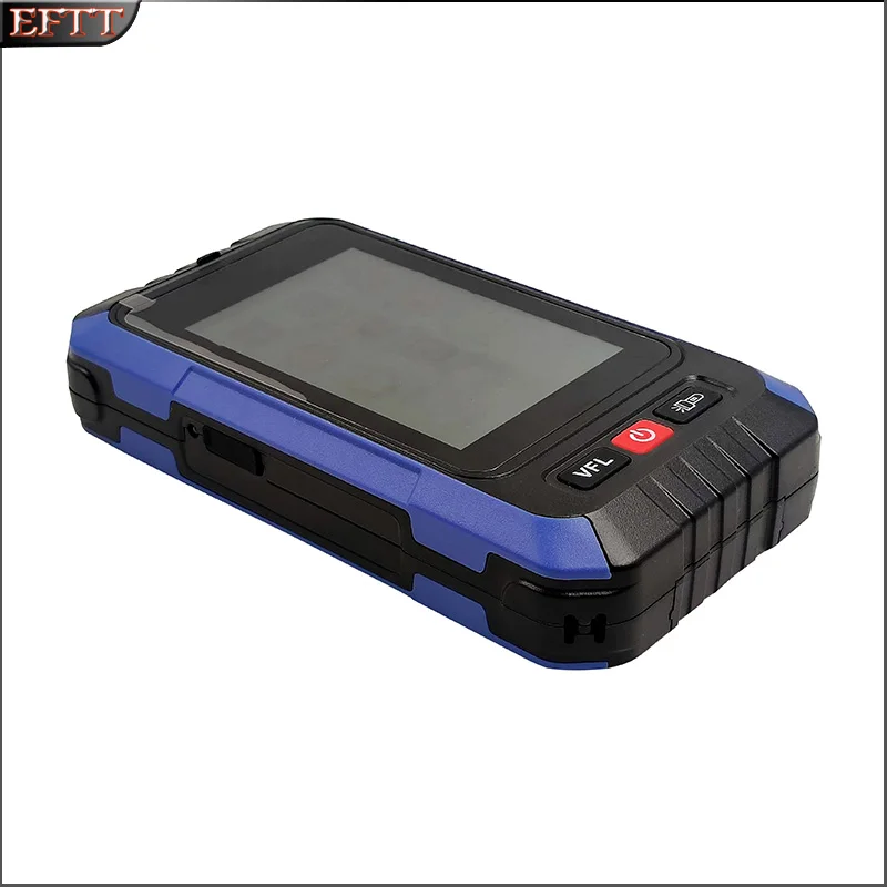 Dual Wellenlänge OTDR 1550 nm/1610 nm, 3,5 Zoll Glasfaser-Leistungsmesser, 22/20 dB mit Live-Fasertest, Mini-Fasertester