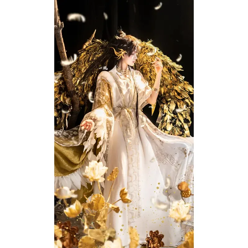 

Men Hanfu Yue Lie Qi Lin Ancient Style Cosplay Costume Jia Louluo Coswear Men Han Dress Luxury Han Fu Halloween