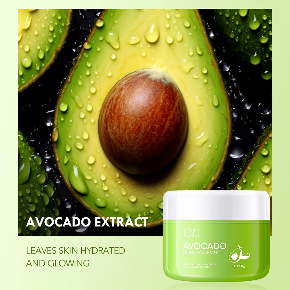 Best Selling ICVC Avocado Cleansing Cream Easy Makeup Remover Moisturizing