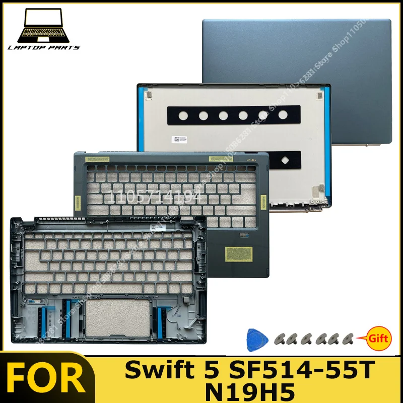 per-swift-5-sf514-55t-n19h5-coperchio-posteriore-lcd-per-laptop-poggiapolsi-scocca-a-nuove-parti-di-ricambio