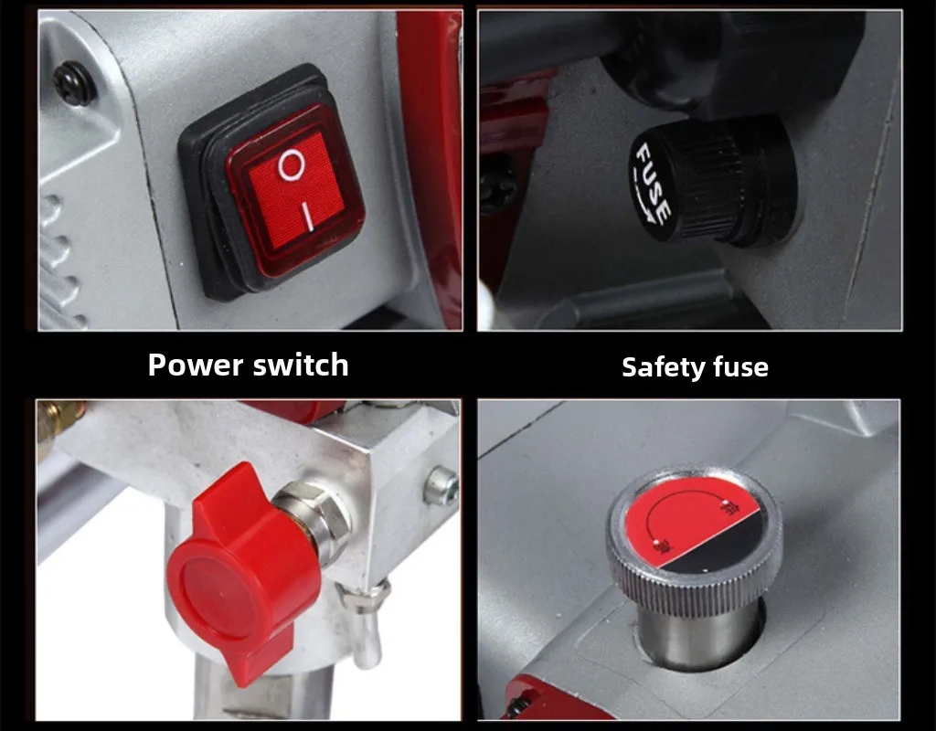 ماكينة رش بدون هواء 450 440 HV للديكور المنزلي طلاء اللاتكس، طلاءات الحائط الداخلية والخارجية، طلاء مقاوم للصدأ #4