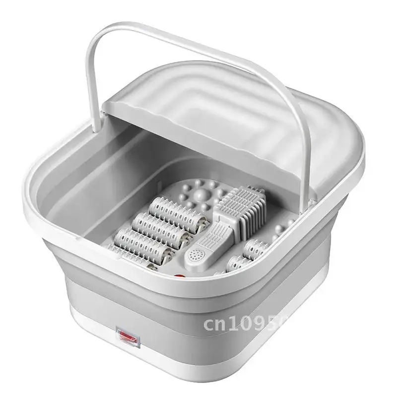 Portable Thermostatic Foot Massage Tub Foldable Heating Automatic Bath Foot Promote Circulatio Home For Tub Blood To